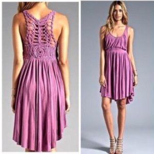 Free People Cast Your Net Crochet Back Festival M